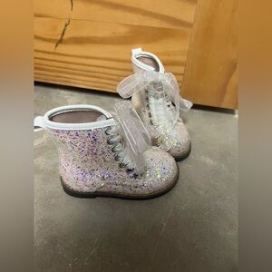 Sparkly Glitter Kids Boots